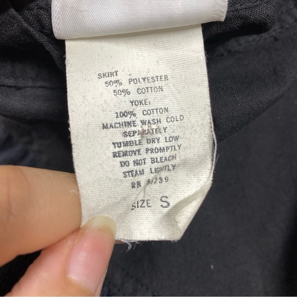 Vintage Kati Mixed Media Southwestern Knit Skirt Side Slit Size Small Black - Picture 10 of 10